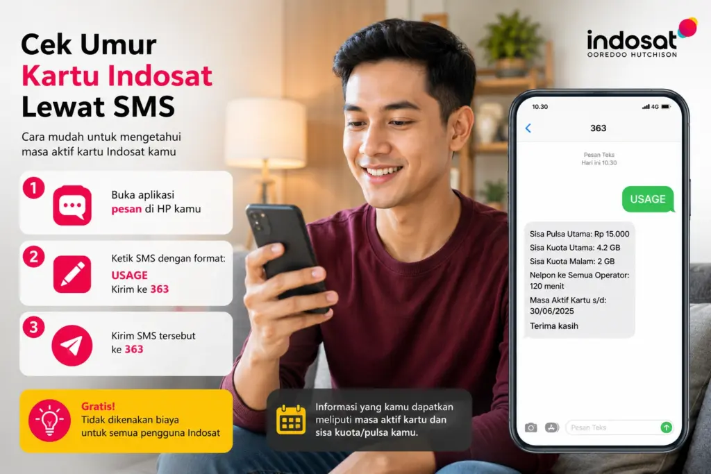 Cara Cek Umur Kartu Indosat Lewat Dial, myIM3 dan Layanan Pelanggan