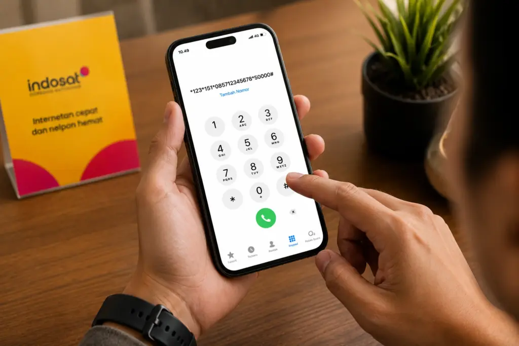 cara cek pulsa indosat ooredoo